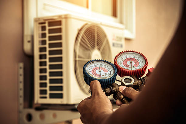 Professional Hvac Maintenance technician working in Darien, CT